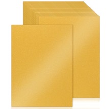 Gold Shimmer Paper, 100 Pieces Metallic Cardstock Paper Printe Gold Card... - $23.99