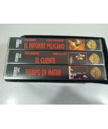 Report Pelican+el Client + tiempo de matar - VHS Tape Spanish 3T - $854.85 MXN