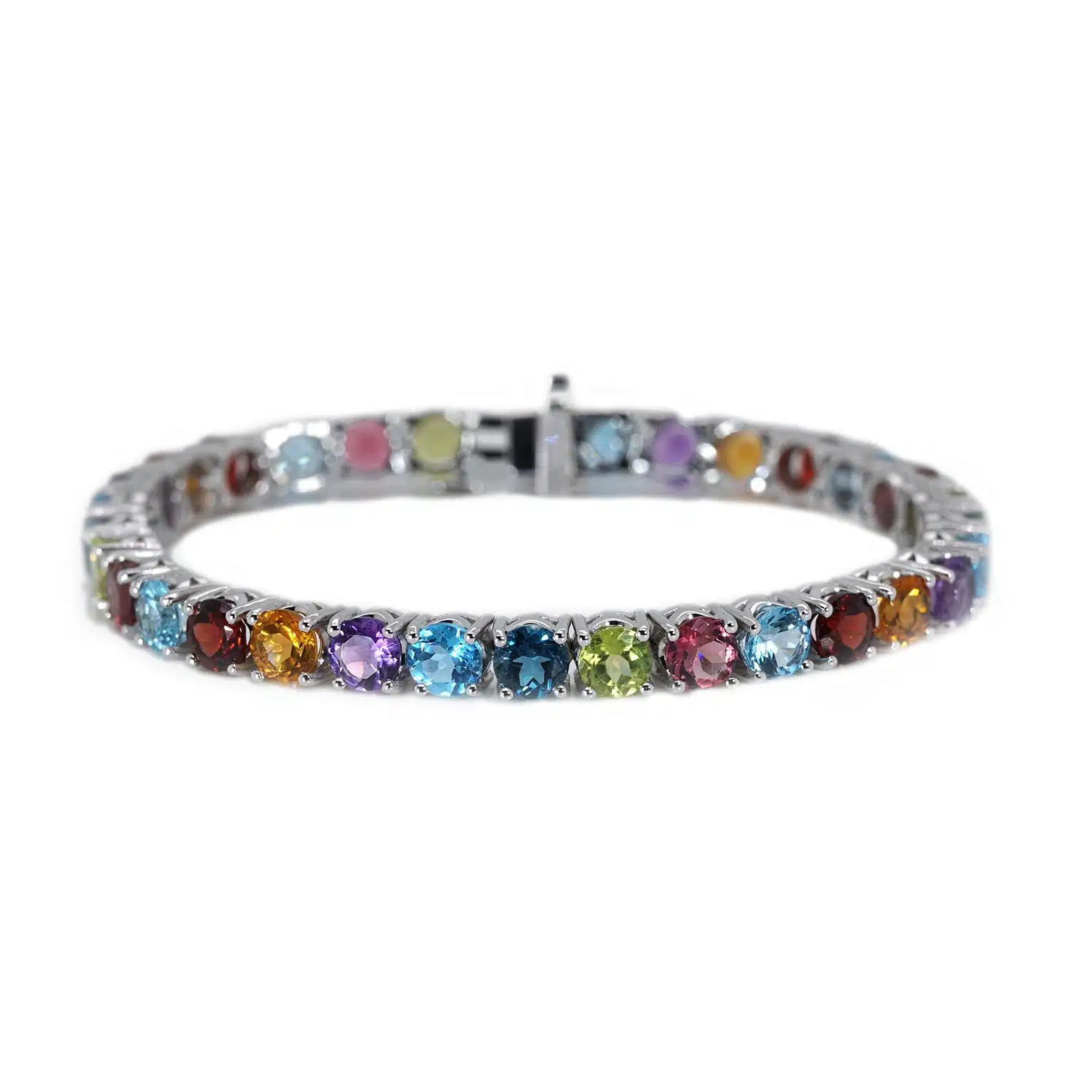 Mix Sapphire Thai Style Bracelet  - $3,110.00