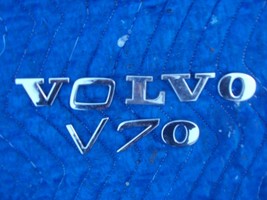 1998 V 70 TRUNK TRIM EMBLEM ORNAMENT LETTERS OEM USED VOLVO PART 1999 2000 - $943.69 MXN
