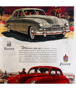 1947 Kaiser Frazer Advertisement Vintage Automobilia Luxury Cars DWUU5 - $570.01 MXN