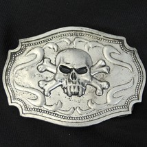 Vampire Skull and Crossbones Corba Belt Buckle Monster Buckles Mobtown Chicago - £18.18 GBP