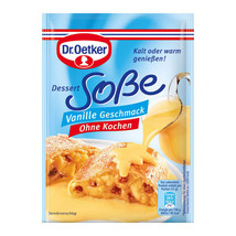 Dr. Oetker Dessert Sauce: VANILLA -1ct. -EASY PREP- FREE SHIPPING - $7.91