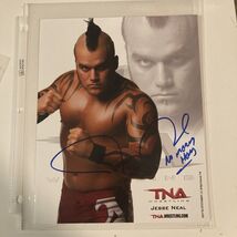 Jesse Neal Signed &amp; Inscribed TNA Wrestling Promo 8x10 Photo - $10.85