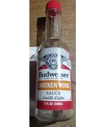 Empty Budweiser Chicken Wing Hot Sauce Bottle Limited Edition - $1.75