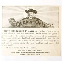Quaker Oats Delicious Flavor 1897 Advertisement Victorian Hot Cereal ADB... - $374.24 MXN