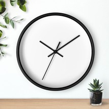 Stunning 10&quot; Wood Wall Clock: Modern Minimalist Beauty for Home or Office - £35.02 GBP