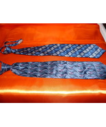 2 PACK SELF TIED TIES SALE Blue Gray Silver Purple Dress Clothing Ties ❃... - $41.86 CAD