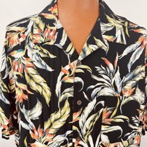 Hawaiian Aloha 2 XLT Shirt Birds Of Paradise Floral Coconut Buttons Tropical - £36.07 GBP