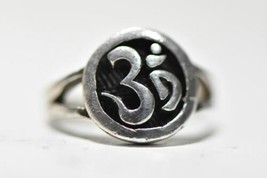 Ohm ring  band sound of the universe waking dream unconscious Size 5.50 - $37.62