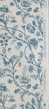VINTAGE LAURA ASHLEY COTTON  FABRIC 'SHEPHERDS PURSE' IN BLUE Per Yard - $36.63