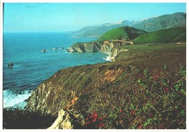Vintage Postcard Hurricane Point California Hilite Framable Print Monterey  - £4.69 GBP