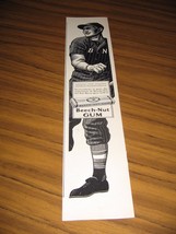 1947 Print Ad Beech-Nut Chewing Gum Baseball Player in Uniform - £12.67 GBP