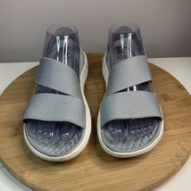 Crocs LiteRide Stretch Sandals Womens Size 7 Shoes Gray Open Toe Slingback - £23.67 GBP