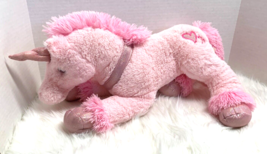 Dan Dee Collectors Choice Pink Large Unicorn 21 in l x 18 in t Sparkle H... - $19.79