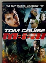 M.I. Iii Dvd &quot;The Best Mission: Impossible Yet!&quot; Tom Cruise, Jjabrams, Like New - £16.57 GBP