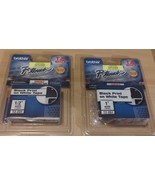 Brother P-Touch Tape Label 1/2&quot; &amp; 1&quot; Black Print On White One Tape TZ-23... - $279.19 MXN
