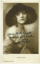 Colette Brettel (1926) German Silent Film Postcard Signed By Colette Brettel - £99.55 GBP