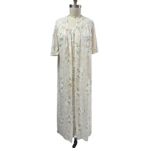 Vtg Lorraine Lingerie Peignoir Pink /White Floral Nightgown/Robe Set Sz ... - $1,821.44 MXN