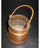 Vintage Small Copper Brass Pot CENSER Incense Perfume burner Holder - $189.87 MXN