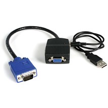 StarTech.com 2 Port VGA Video Splitter - USB Powered - 2048x1536 - VGA Video Mon - £28.68 GBP