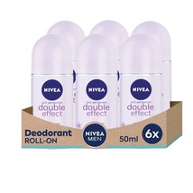 Nivea DOUBLE EFFECT Anti Perspirant Scent Men's Roll On Anti-perspirant Deodoran - £49.55 GBP