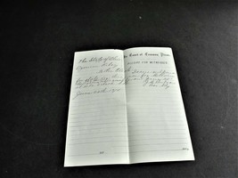 Court of Common Pleas- State Witnesses June, 1875 document: Summit Count... - $18.94