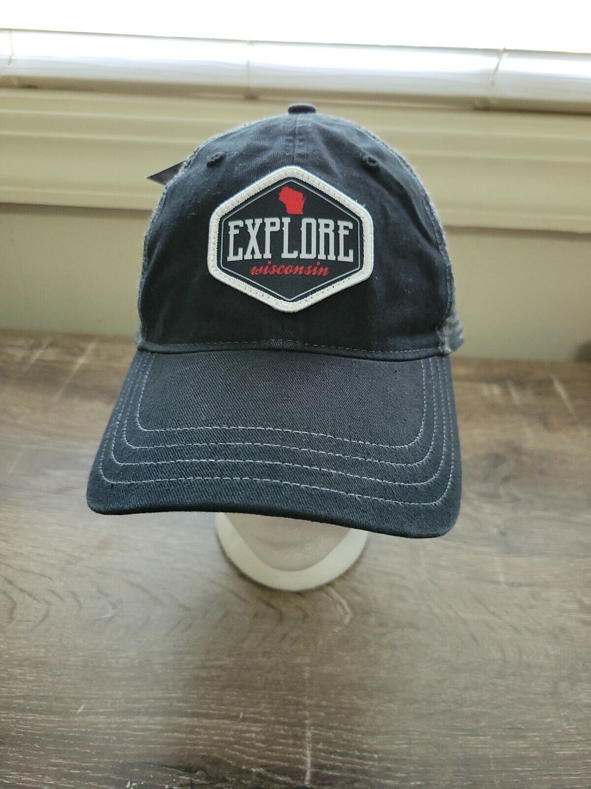 Local Yokel Outfitters "Explore Wisconsin" Cap Size Med/Large Snapback.