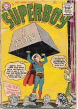 Superboy Comic Book #44 DC Comics 1955 GOOD/GOOD+ - £41.58 GBP