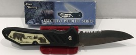 Frost Cutlery Executive Wildlife Series Brown Bear Knife 15-828B - $18.69