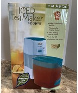 Mr. Coffee Iced Tea Maker 2011 Teal Blue 3 Quart Model W Box TM75TS New ... - €84,59 EUR