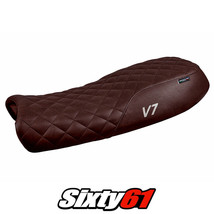 Moto Guzzi V7 2011-2017 2018 2019 2020 Seat Cover Tappezzeria Comfort Dark Brown - $263.44