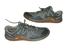 Size 9.5 Men&#39;s Merrell Trail Glove 7 Barefoot Hiking Shoes J067655 Black... - $55.14 CAD