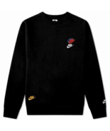 NWT men&#39;s small nike Sportswear French Terry Sweatshirt DR9153-010 Black... - £44.72 GBP