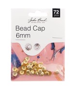 John Bead Bead Cap 6mm 72/Pkg-Gold 1401066 - €13,43 EUR