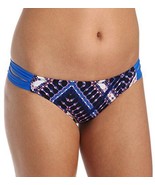 Hurley Natación Mujer Tie-Dye Cuerda Pantalón Braguita Bikini, Azul/Negr... - £15.75 GBP