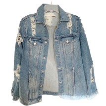 Lovers + Friends James Distressed Denim Jacket Small - $98.00