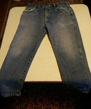 007 Mens Wrangler Outdoor Comfort  Rugged Wear Denim Jeans 40x30 - £13.46 GBP