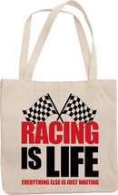 Make Your Mark Design Racing is Life Reusable Tote Bag for Race Car Driver &amp; Ent - £16.24 GBP