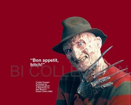 Freddy Krueger &quot;Bon Appetit, Bitch!&quot; Quote Photo Various Sizes - £3.93 GBP+
