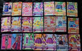 Japan Anime Bandai  Trading Card of Idol Aikatsu Animation  Lot of 21 Cards - $54.74