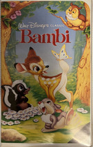Bambi VHS Black Diamond The Classics Walt Disney (vhs,1997) - £11.94 GBP