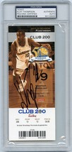 Klay Thompson Signed Oracle Ticket PSA/DNA Warriors Autographed Slabbed ... - £239.79 GBP