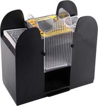 Automatic Card Shuffler 1-6 Decks, Battery Operated Playing Card Dealer Machine - £19.56 GBP