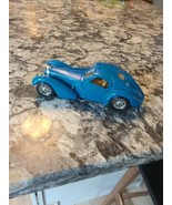 1936 Bugatti Atlantic Burago Bijoux Collection 1:24 Sky Blue Made in Italy! - $19.80