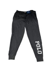 NWT 60 POLO RALPH LAUREN PONY PAJAMA LOUNGE JOGGER PANTS Cotton BLACK PK... - £31.26 GBP