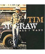 All I Want by Tim McGraw Cassette Tape 1995 Curb In Case With Art Tested... - $119.93 MXN