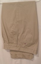 Tommy Hilfiger Men&#39;s Pants Pleated Front Cuffed Beige Light Brown 34/30 - £6.66 GBP