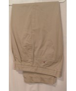 Tommy Hilfiger Men&#39;s Pants Pleated Front Cuffed Beige Light Brown 34/30 - $157.95 MXN