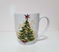 NEW RARE Pottery Barn Christmas Tree Mug 16 OZ Stoneware - $16.99